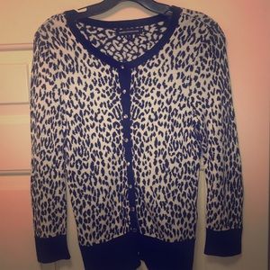 Express Animal Print Cardigan